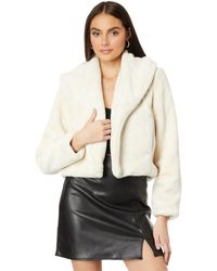 Blank NYC - Faux Fur Cropped Jacket - Lyst