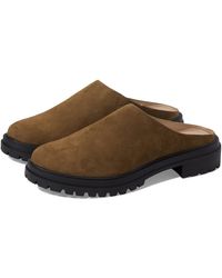 leather lug mule
