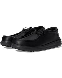 HEYDUDE - Wally Work Ce Classic Lace-Up Boots, Leather - Lyst