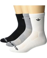 adidas originals 3 pack trefoil crew