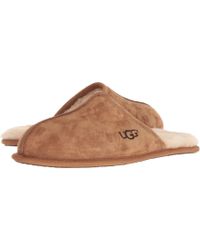 ugg scuff slipper leather