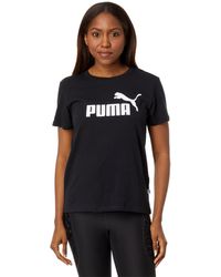 PUMA - Essentials Logo Short Sleeve Tee - Lyst