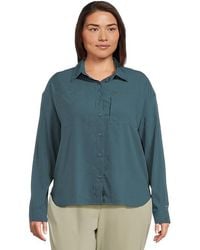 Columbia - Plus Size Ridge Utilitytm Long Sleeve Shirt Clothing, Polyester - Lyst