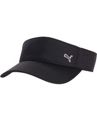 PUMA Cotton Logo Trim Sports Headband in Black | Lyst