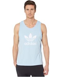adidas originals trefoil mesh tank top