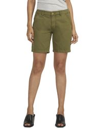 Jag Jeans - Tailored Shorts In Moss - Lyst