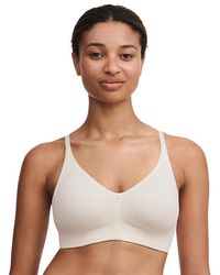 Chantelle - Comfort Chic Back Smoothing Wireless Bra (Talc) Bra - Lyst