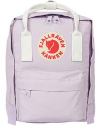 kanken mini navy white