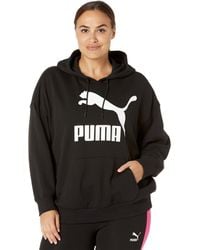 PUMA Plus Size Classics Logo Hoodie - Black