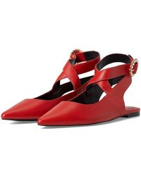 Free People - Parisa Point Flat Shoes, Leather - Lyst