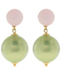 Kate Spade - Bright Spots Drop Earrings (Lime) Earring - Lyst