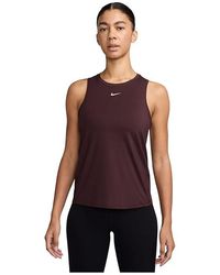 Nike - One Classic Dri-Fit Tank Top Workout Xs (Us 0-2) Polyester/Spandex - Lyst