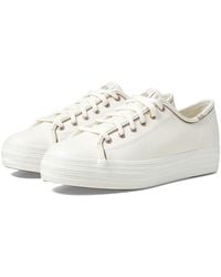 Keds - Triple Kick Leather (/Rose) Lace Up Casual Shoes - Lyst