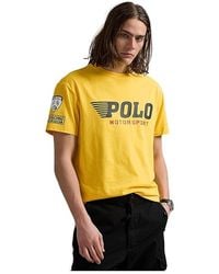 Polo Ralph Lauren - Classic Fit Jersey Graphic T-Shirt Clothing, Cotton - Lyst