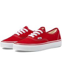 Vans - Washed Canvas Comfycush Authentic Shoes - Lyst