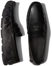 COACH - C Coin Signature Driver Loafer - Lyst