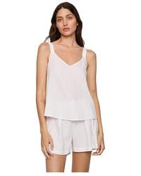 Eberjey - Linen Blend V-Neck Cami Clothing, Linen/Viscose - Lyst