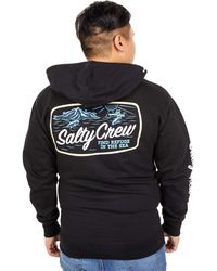 mens salty crew moletom com capuz