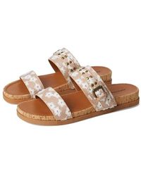 Lucky Brand - Dineesa Studded Two Band Flat Sandals Sandals 6.5 B - Lyst