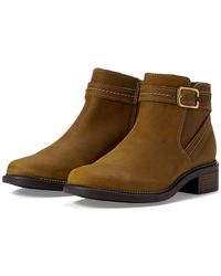 Clarks - Maye Strap (Dark Tan Leather) Boots - Lyst