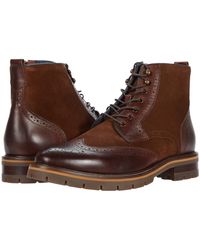 johnston & murphy cody wing tip zip boot