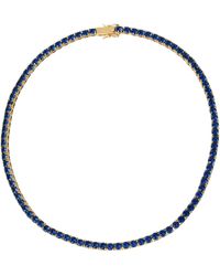 Kurt Geiger Tennis Collar Necklace - Blue