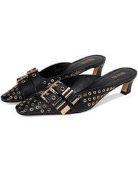 MICHAEL Michael Kors - Darrington Kitten Mule High Heels 2, Leather/Rubber - Lyst