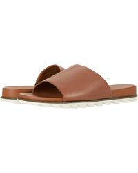 sorel roaming leather slide
