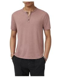 John Varvatos - Duke Henley K4463F25 Clothing, Cotton/Polyester - Lyst