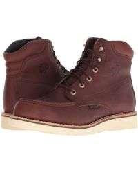 chippewa moc toe work boots