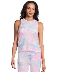 Lilly Pulitzer - Candia Active Bra Tank Top Up Clothing, Nylon/Spandex - Lyst