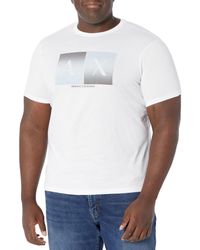 Armani Exchange - Logo A|x T-shirt W/ Lines - Lyst