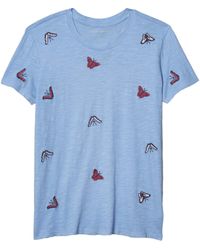 lucky brand daisy tee