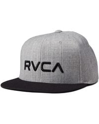 rvca flat brim hats