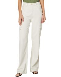 AG Jeans - Gatina High Rise Wide Leg Cargo Jean In Opal Stone - Lyst