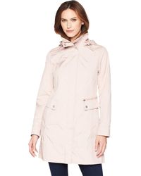 cole haan double face packable rain jacket