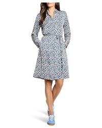 NIC+ZOE - Brushstrokes Long Sleeve Devon Dress Dress Xs (Us 0-2) - Lyst