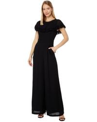 Ted Baker - Olivvee Cape Jumpsuit With Ladder Tape Detail - Lyst
