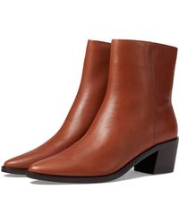 Madewell - The Everten Ankle Boot In Leather - Lyst