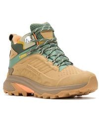 Merrell - Moab Speed 2 Leather Mid Waterproof Climbing Shoes - Lyst