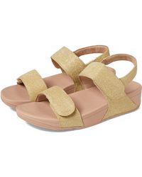 Fitflop - Lulu Adjustable Shimmerlux Back-strap Sandals - Lyst
