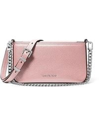 MICHAEL Michael Kors - Bryant Small Convertible Crossbody Pouchette Cross Body Handbags, Chain/Leather/Polyester - Lyst