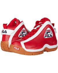 high top fila sneakers