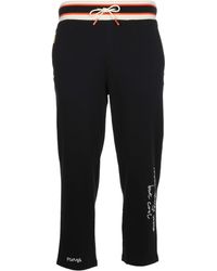 black puma sweatpants mens