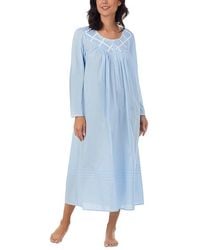 Eileen West - Ballet Nightgown Long Sleeve Pajama, Cotton - Lyst