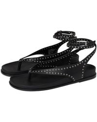 Madewell - Millie Thong Lace Up Sandals - Lyst