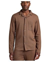 Polo Ralph Lauren - Herringbone Long Sleeve Pajama Top Jumpsuit & Rompers One Piece, Cotton/Polyester/Spandex - Lyst
