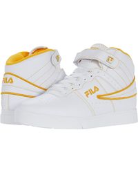 yellow fila high tops