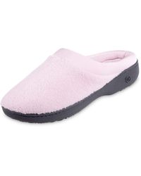 isotoner Women's Union Microterry Espadrille Slippers A90742  Black  118I 