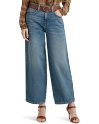 Lauren by Ralph Lauren - Petite High-rise Wide-leg Jeans In Sophie Wash - Lyst